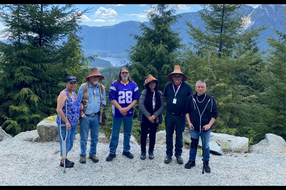 kʷikʷəƛ̓əm (Kwikwetlem) First Nation elders visit the Coquitlam Watershed ahead of National Indigenous Peoples Day, June 21, 2022.