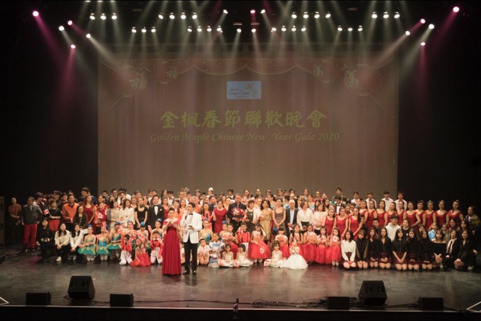 The Golden Maple Lunar New Year gala and fundraiser, seen here in 2020, is making its anticipated return to the Great Canadian Casino in Coquitlam on Jan. 27, 2024.