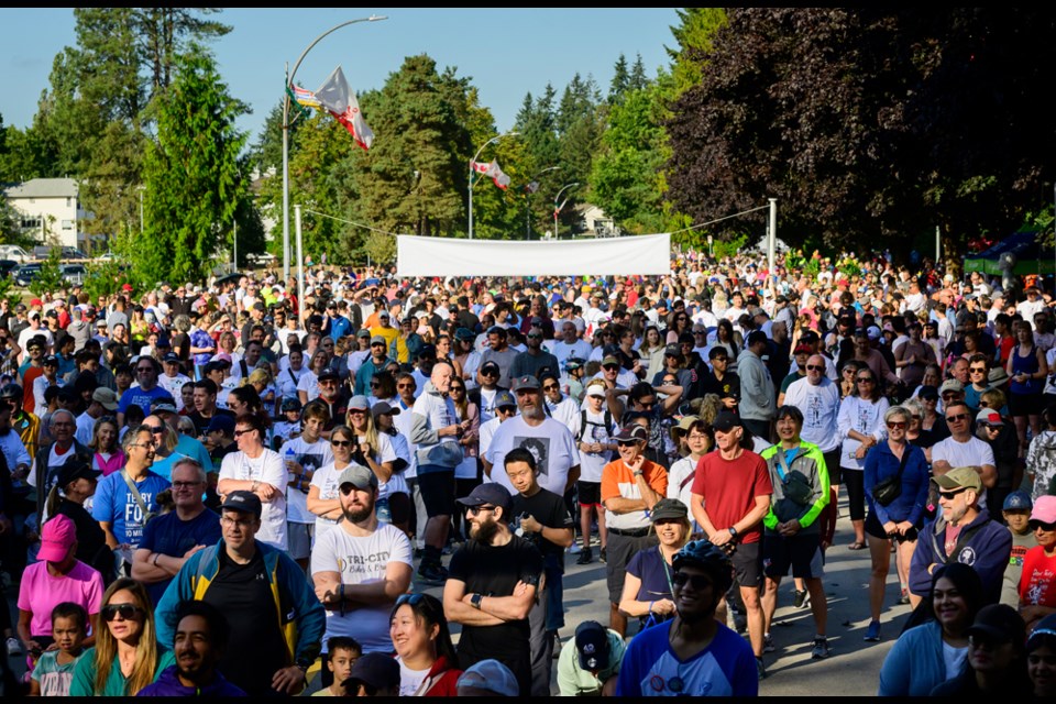 Thousands participated in the 43rd annual Terry Fox Hometown Run on Sep. 17, 2023.