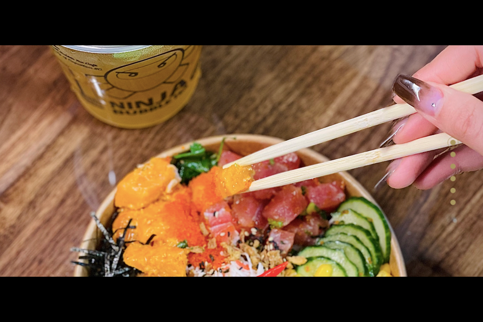 Ninja Bubble Tea and Poke just opened a new location in Shaughnessy Station mall in Port Coquitlam.