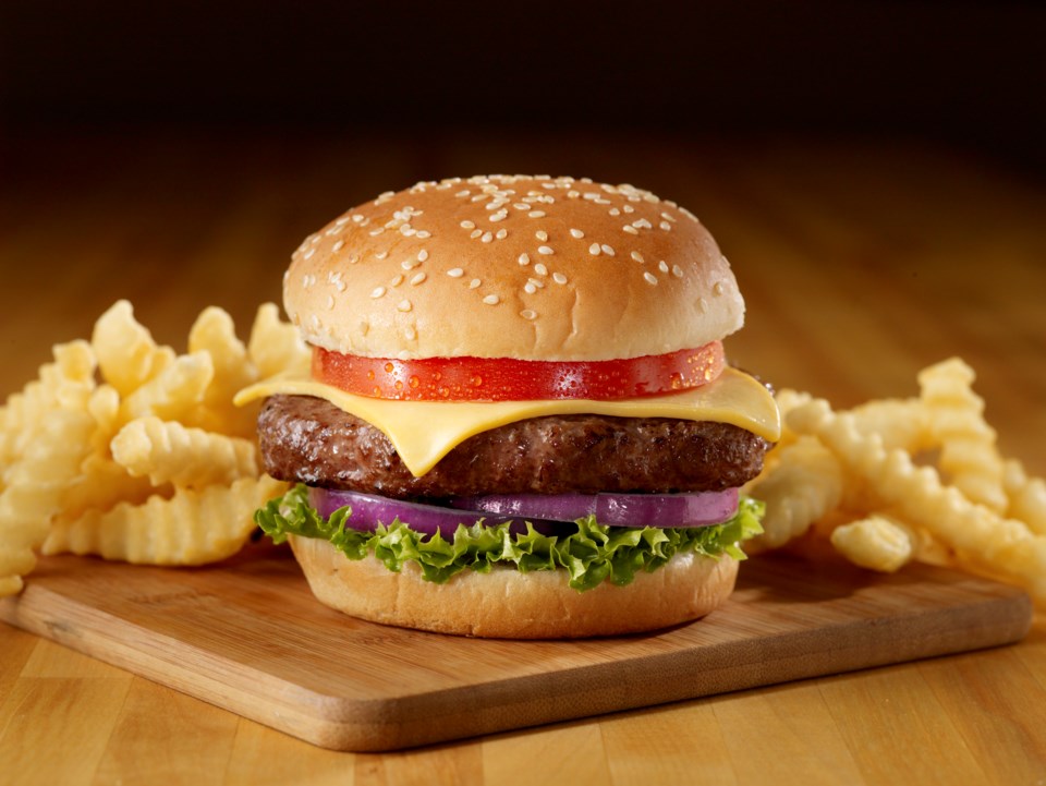 Hamburger and Fries Getty Images