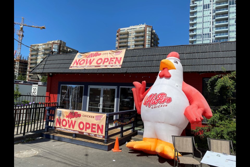Hi Five Chicken opened recently at 565 Clarke Rd. in Coquitlam.