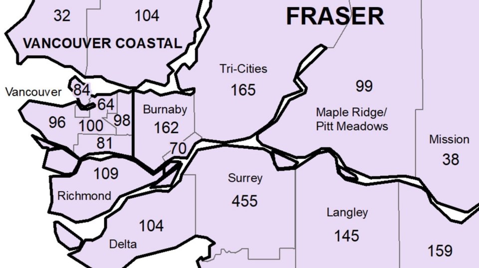 BCCDC local health area Tri-Cities - Feb. 18, 2022