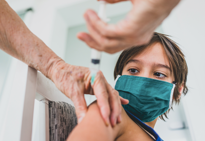 Child getting vaccinated Getty Image