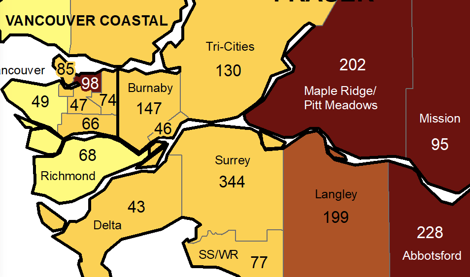 Sept. 19-25 BCCDC Covid Data shows