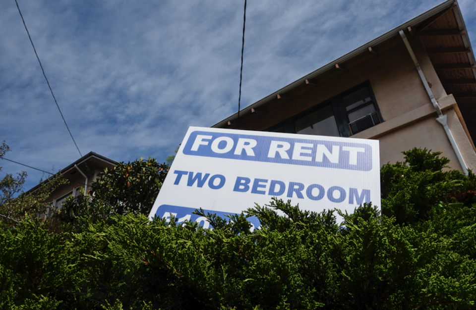 Getty for rent sign