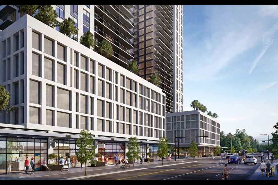 A rezoning to permit the construction of two towers on Westwood Street is being considered by the city of Port Coquitlam.