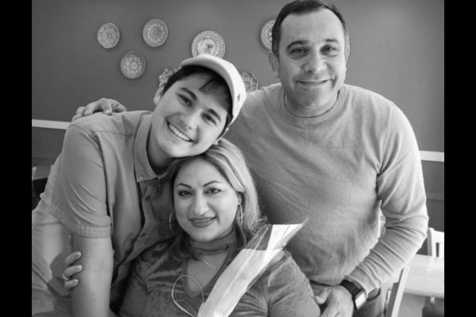 Niloofar Razzaghi, her husband Ardalan Ebnoddin-Hamidi and their 15-year-old son, Kamyar Ebnoddin-Hamidi of Port Coquitlam were among 176 people killed aboard Ukraine International Airlines Flight PS752 when the Iranian military shot down the plane shortly after takeoff from Tehran on Jan. 8, 2020