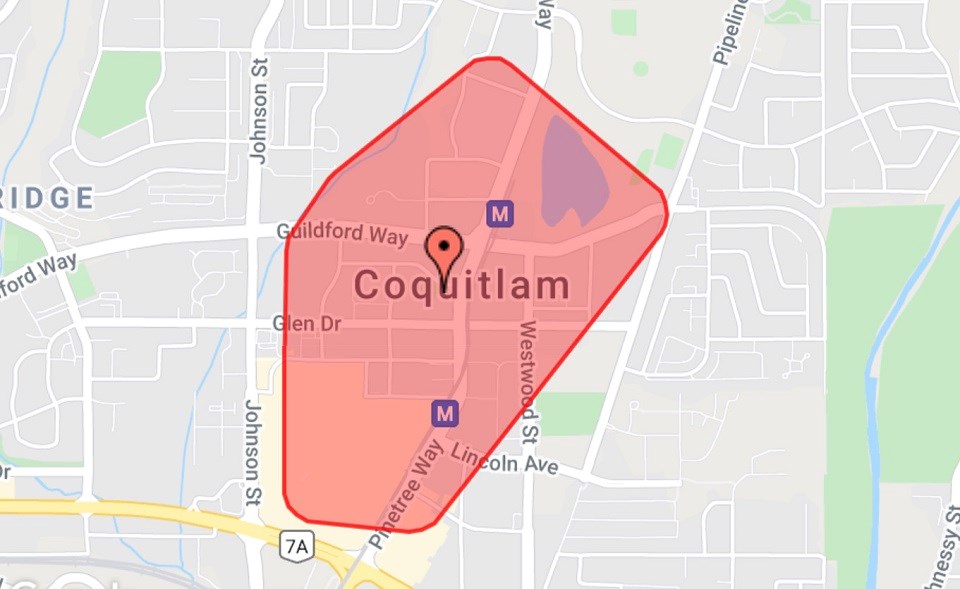 Coquitlam power outage - Nov. 16, 2021