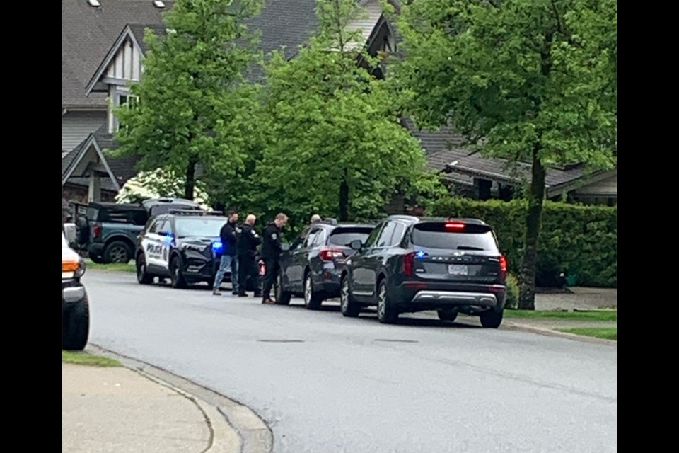 Police appeared to have made an arrest at the Port Moody home of Trina Hunt, who was confirmed on June 1, 2021, to have been murdered near Hope, B.C.