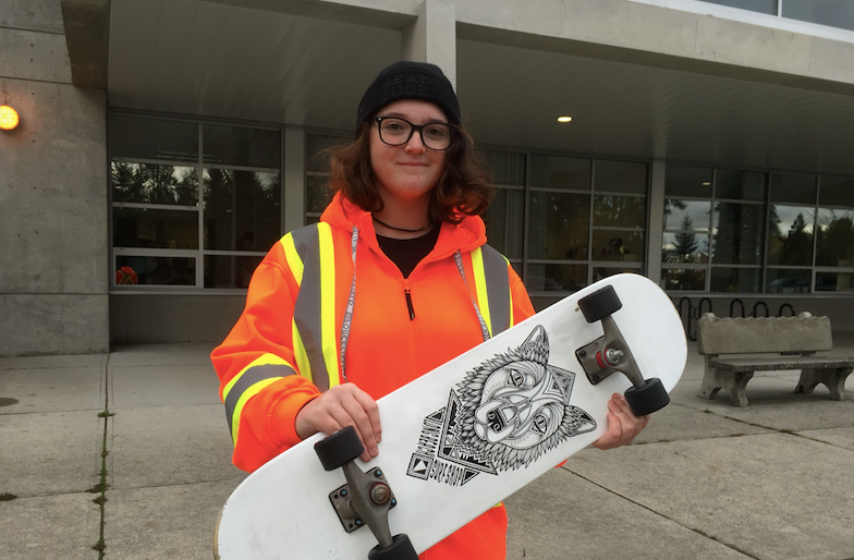 Stolen skateboard returned Tri City News photo
