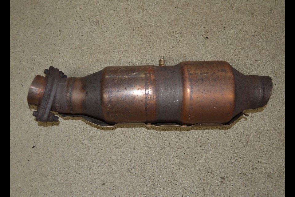 A 26-year-old Burnaby man has been charged after RCMP caught him stealing a catalytic converter off a vehicle near the Coquitlam-Port Moody border on Feb. 5, 2023.