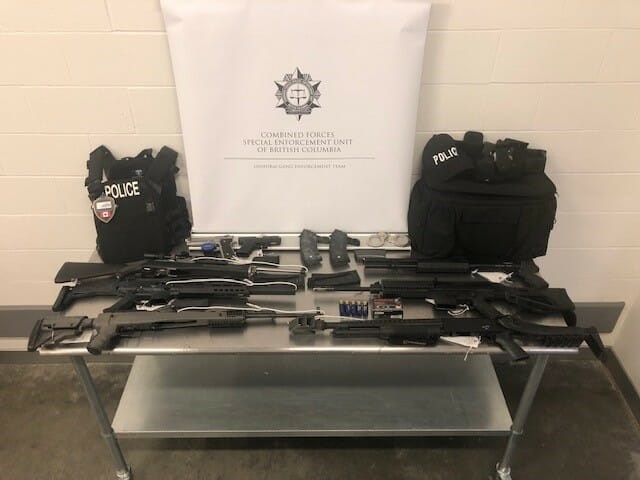 CFSEU-BC Poco man firearms arrest and charges - June 10, 2021