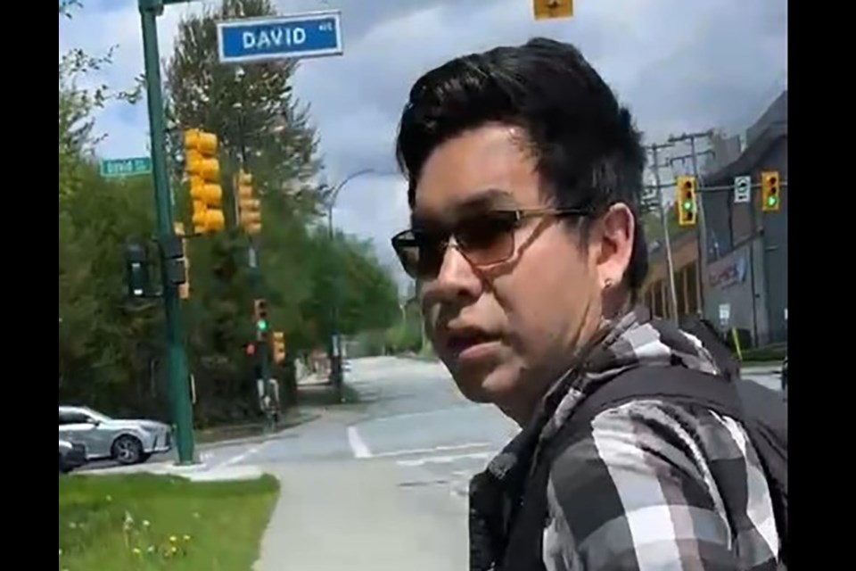 Coquitlam RCMP are seeking this man in connection to a pair of groping incidents on Burke Mountain from May 8, 2023.