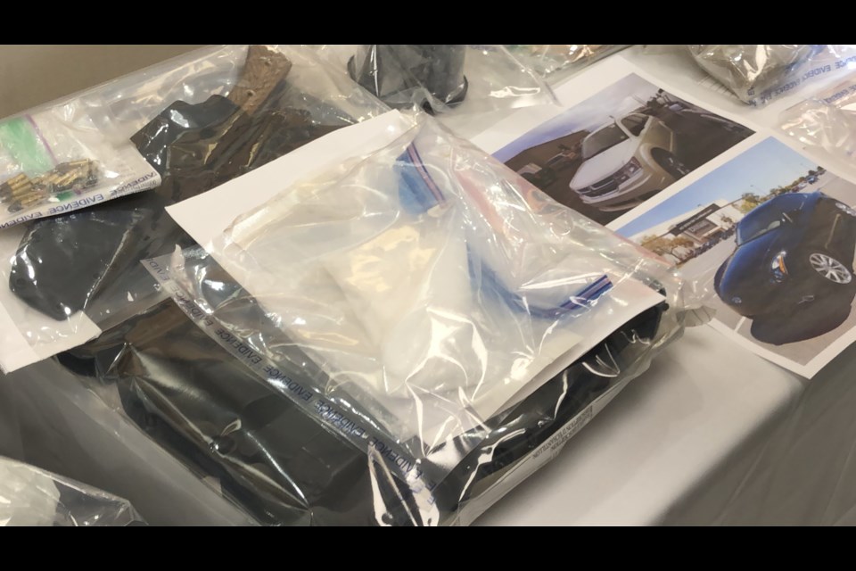 An RCMP trafficking investigation seized a street value of $3M in drugs, cash, weapons and vehicles in an 18-month span across Coquitlam, Port Coquitlam and Maple Ridge, including W-18 that's 100 times more potent than fentanyl.