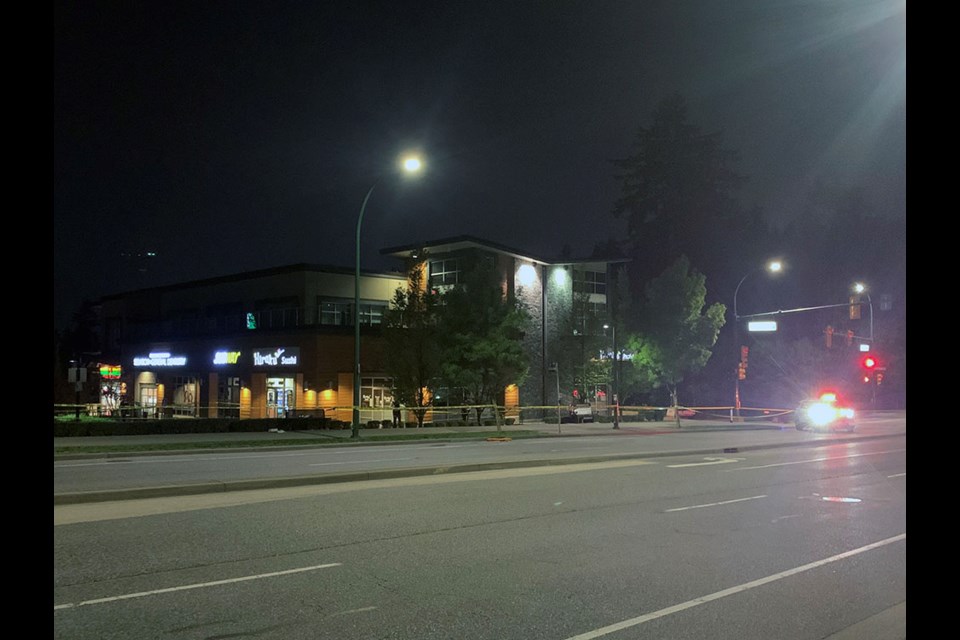 Coquitlam's first known shooting of 2023 took place near a restaurant on Burke Mountain the night of May 17.