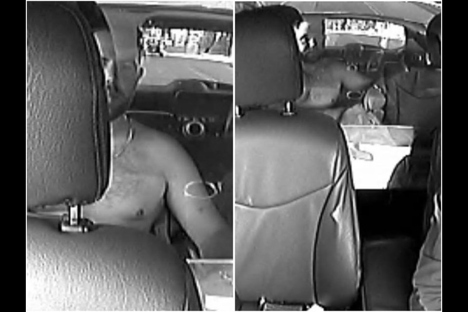 Coquitlam RCMP are investigating an Anmore assault from Aug. 22, 2022, when a suspect hit a taxi driver with a beer bottle.