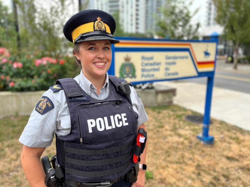 Cpl. Alexa Hodgins Coquitlam RCMP