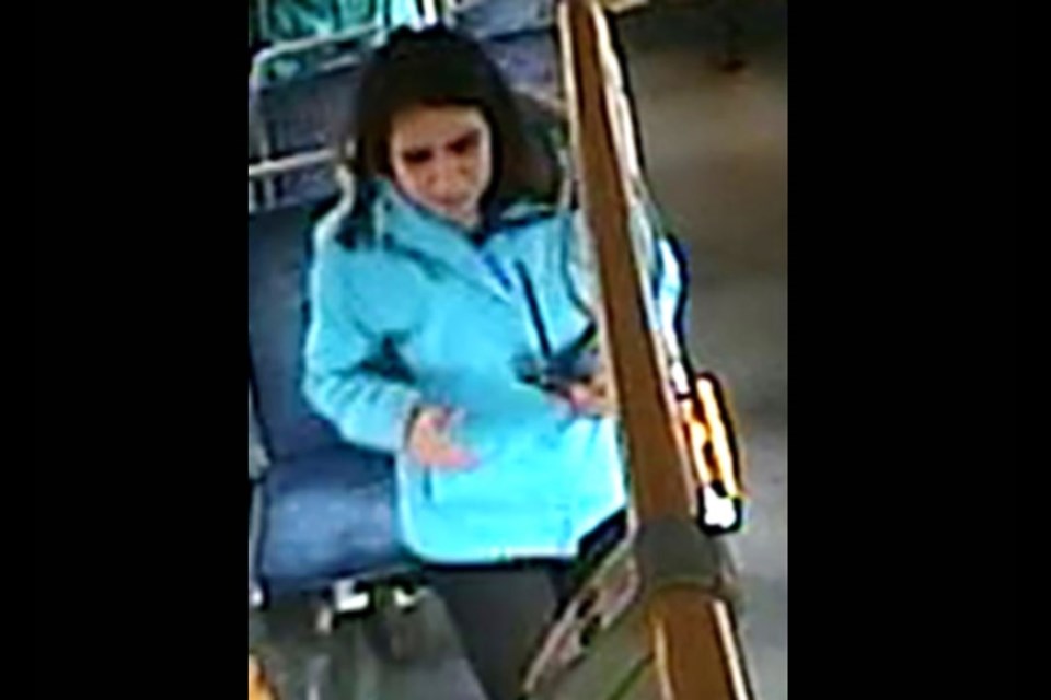 This woman witnessed a motor vehicle incident involving a pedestrian in Port Coquitlam on April 11, 2023, and RCMP are asking the public to help identify her.