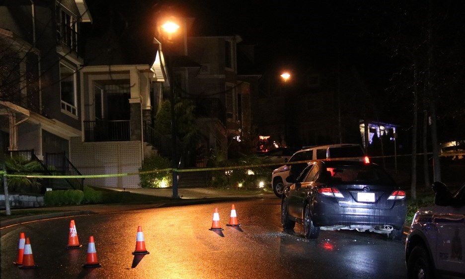 Coquitlam RCMP attended a shooting in the 1400 block of Kingston Street. Neighbours recall hearing shots.