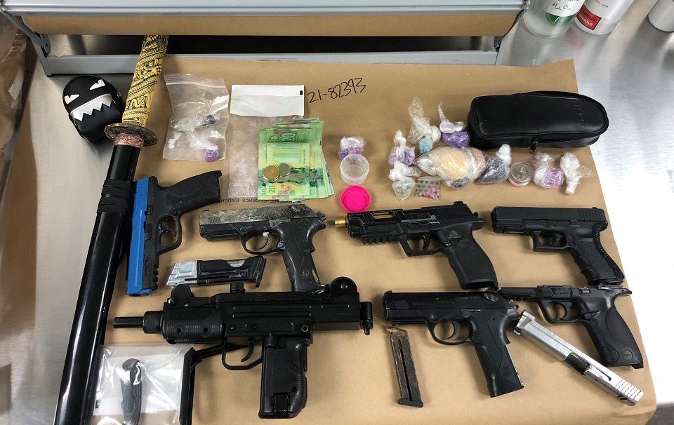 Surrey RCMP firearms fentanyl Port Coquitlam