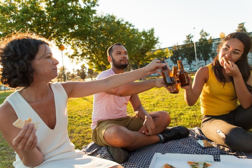 Drinking in parks