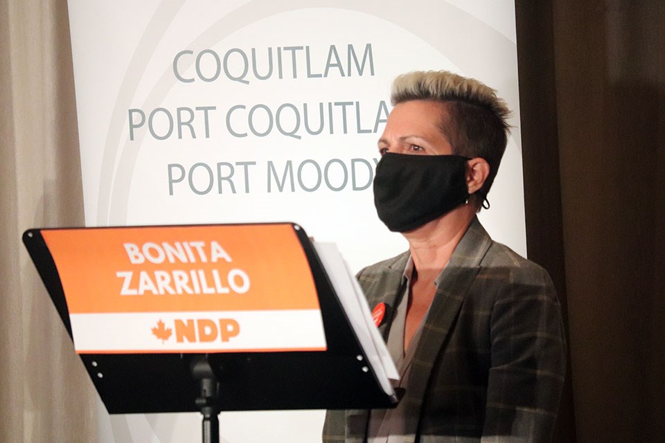 Bonita Zarrillo is the Port Moody-Coquitlam NDP candidate for the 2021 federal election.