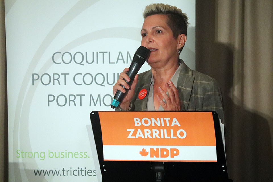 Bonita Zarrillo is the Port Moody-Coquitlam NDP candidate for the 2021 federal election.
