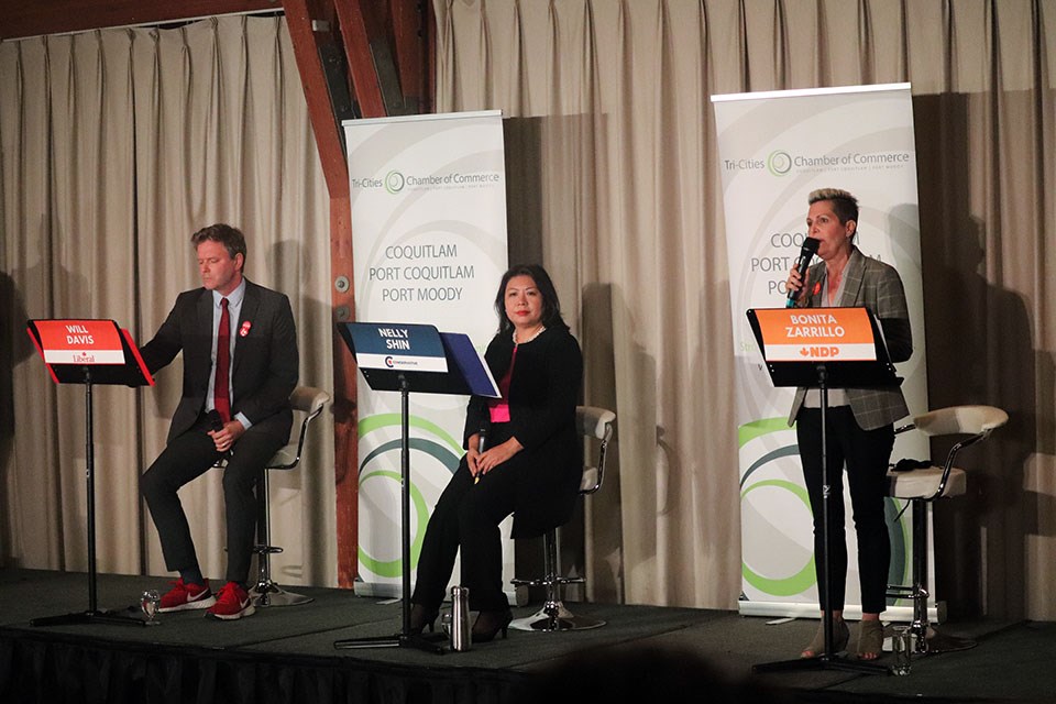 Tri-Cities Chamber of Commerce hosts the 2021 Port Moody-Coquitlam federal election candidates debate at Westwood Plateau Golf and Country Club.