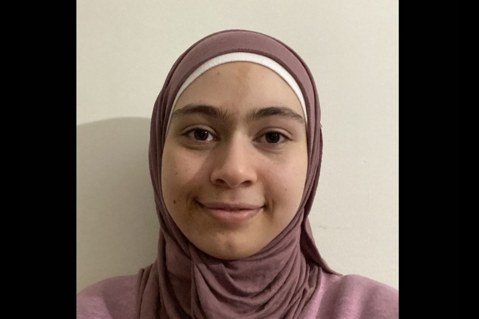 Einas Alabar of Port Coquitlam was one of 116 Grade 12 students in B.C. to receive a 2023 Beedie Luminaries scholarship. Recipients this year were eligible for up to $44,000 each.