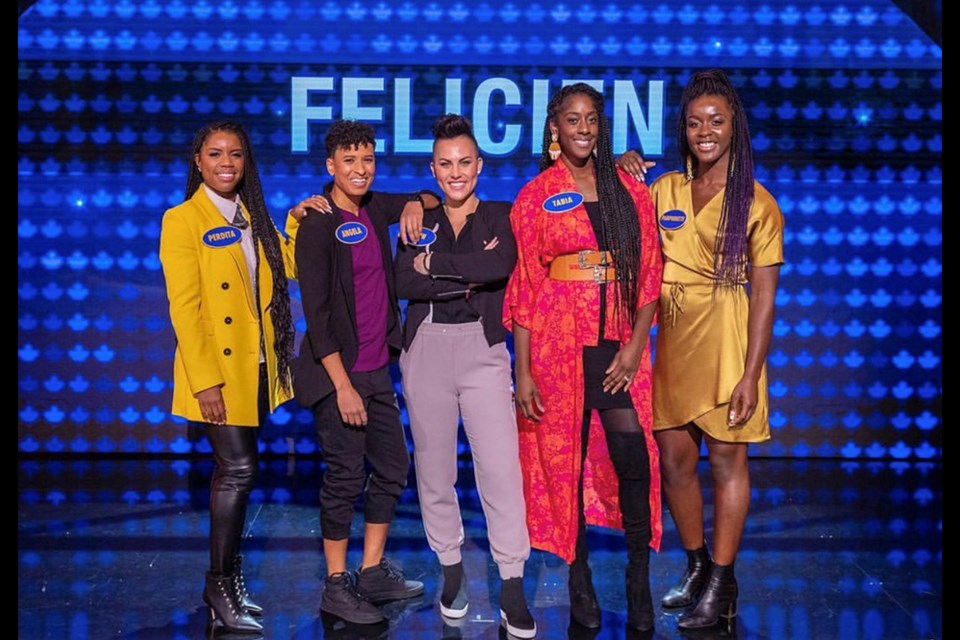 Port Coquitlam's Jenn Salling is appearing on Family Feud Canada on a team of Olympians, competing for charity during the celebrity special airing Jan. 6, 2022.