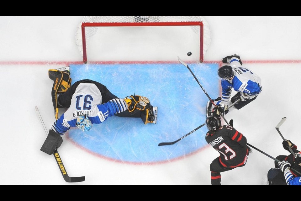 GOLDEN GOAL Kent Johnson Scores as Team Canada Wins World Juniors OT  Highlights 