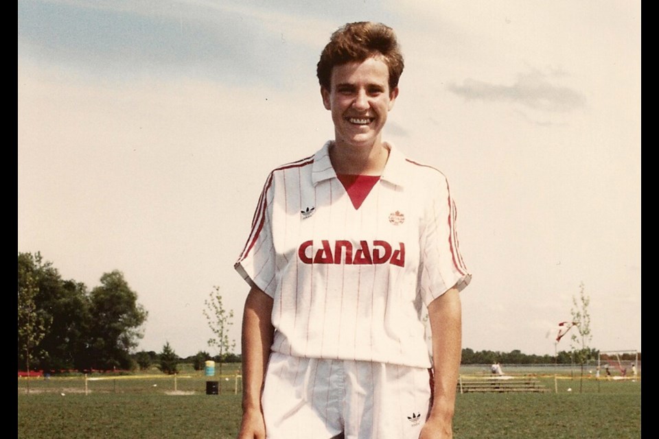 Joan McEachern, who now lives in Coquitlam, played for Canada's national women's soccer team in 1987. She was recently inducted in the Saskatchewan Sports Hall of Fame.