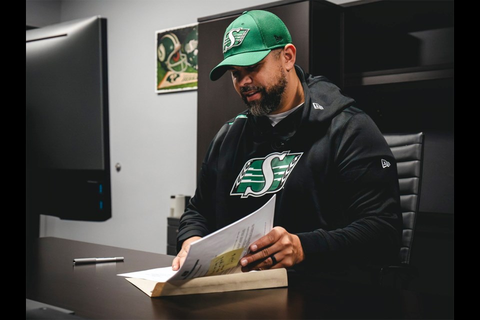 Port Moody's Corey Mace is the new head coach of the Saskatchewan Roughriders.