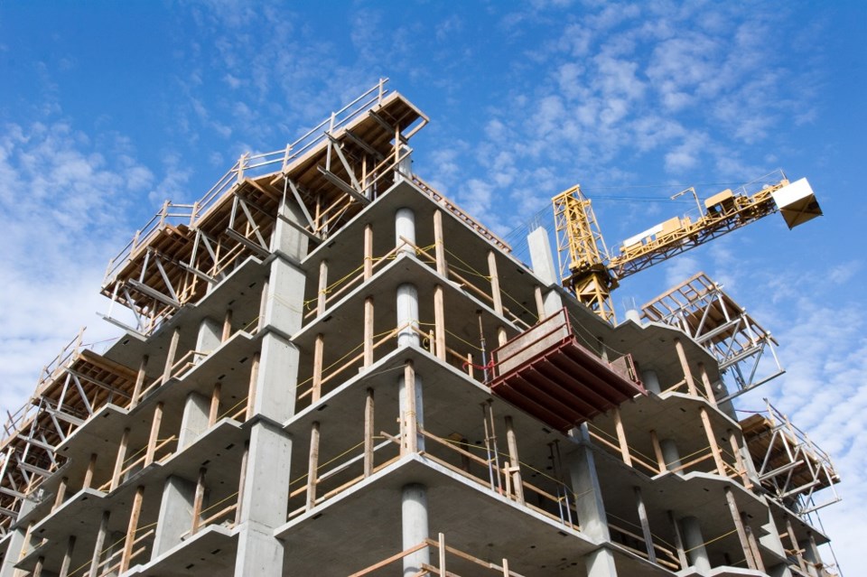 Construction site guardrail safety rail apartment complex- Getty Images