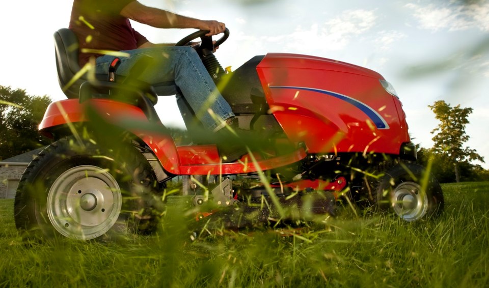 Lawn mowing tractor - Getty Images