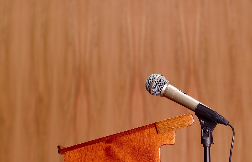 Microphone and podium - Getty Images