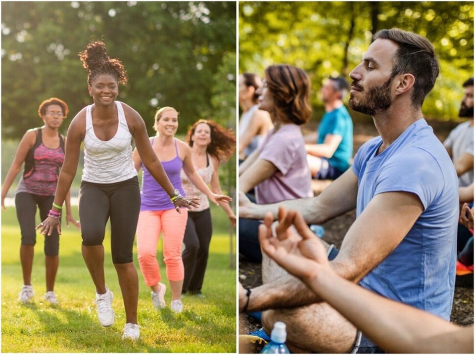 Zumba and yoga in the park - Getty Images
