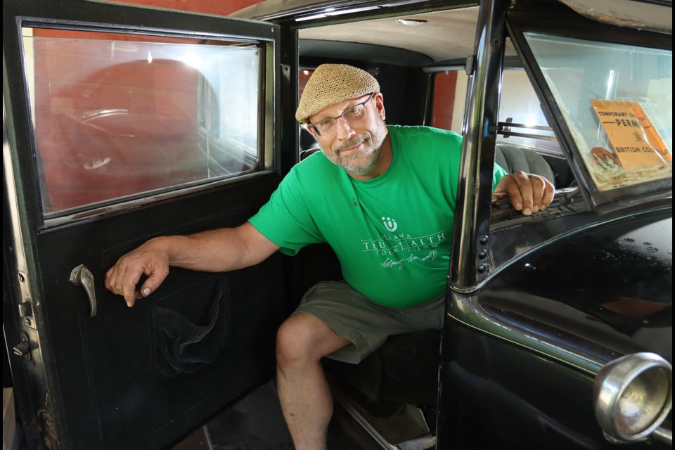 The 1929 Hudson Super Six sedan that Monte Gisborne is restoring to its original condition in the backyard of his Coquitlam home featured rear-hinged "suicide doors" all the way around the car. They were called that because they were considered less safe than conventional doors on a car, as it was easier for the vehicle's occupant to fall out if the wind caught the door as the car was moving.