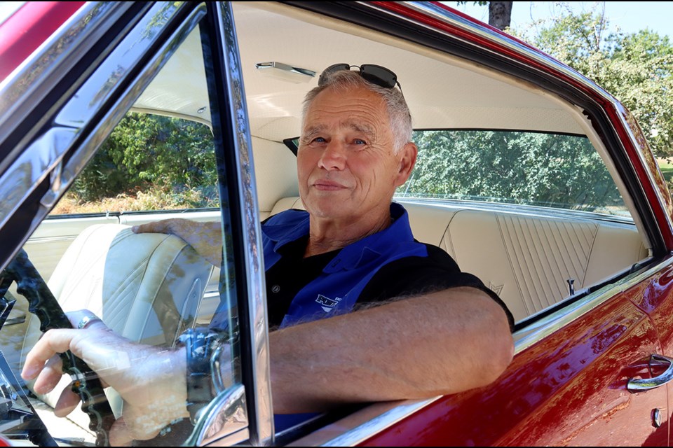 Ron Allegretto takes the wheel of his 1965 Pontiac GTO which will be one of about 300 classic cars rolling into downtown Port Coquitlam Aug. 21 for the return of the city's car show.