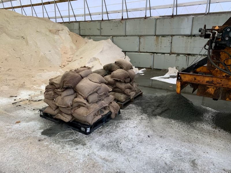 Port Coquitlam stockpiled sandbags last fall during an extreme weather event.