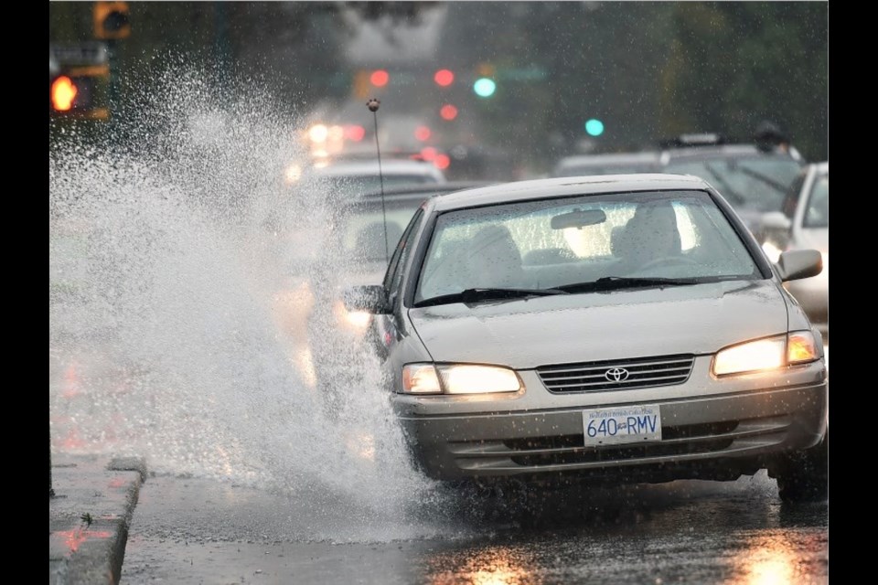 Heavy rainfall could cause flooding across Metro Vancouver. 