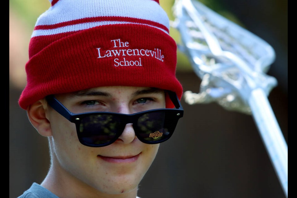 MARIO BARTEL/TRI-CITY NEWS Malcolm Kerrigan-Richardson is headed to Lawrenceville, N.J. on a scholarship to play lacrosse at the top-ranked high school team in the United States. 