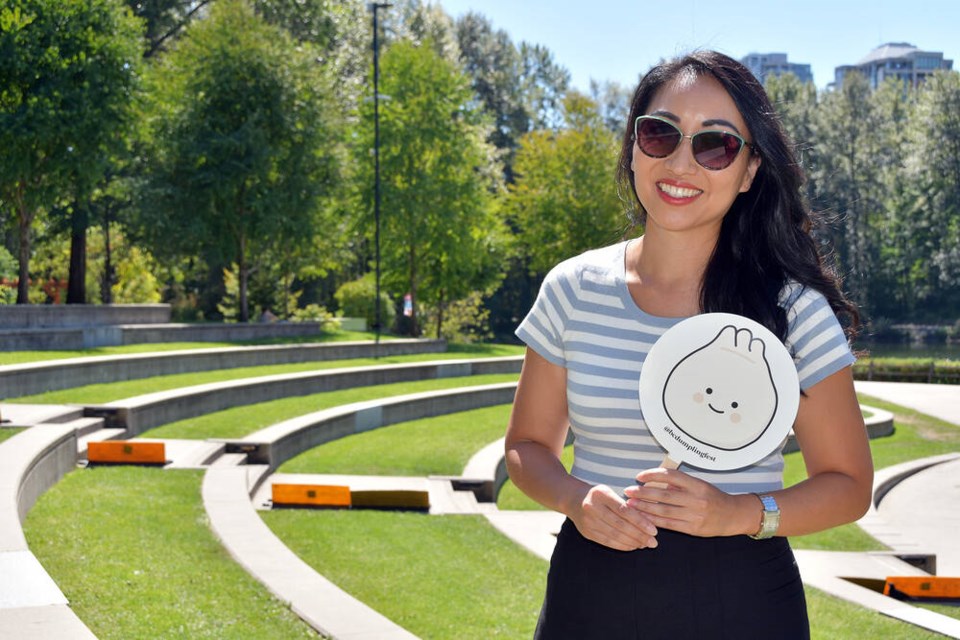 Gina Chong is the founder of the Asian Arts & Culture Society, which hosts its BC Dumpling Fest at Coquitlam’s Town Centre Park. The next event is on Saturday, Aug. 12, 2023. | Janis Cleugh, Tri-City News  