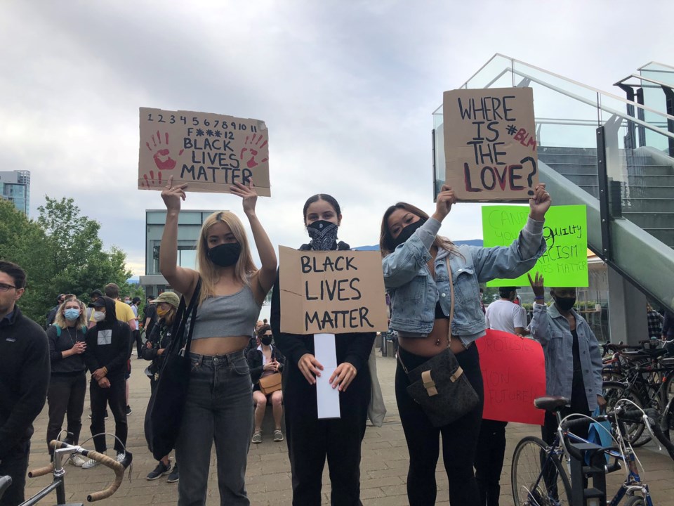 blm vancouver protest signs by elana