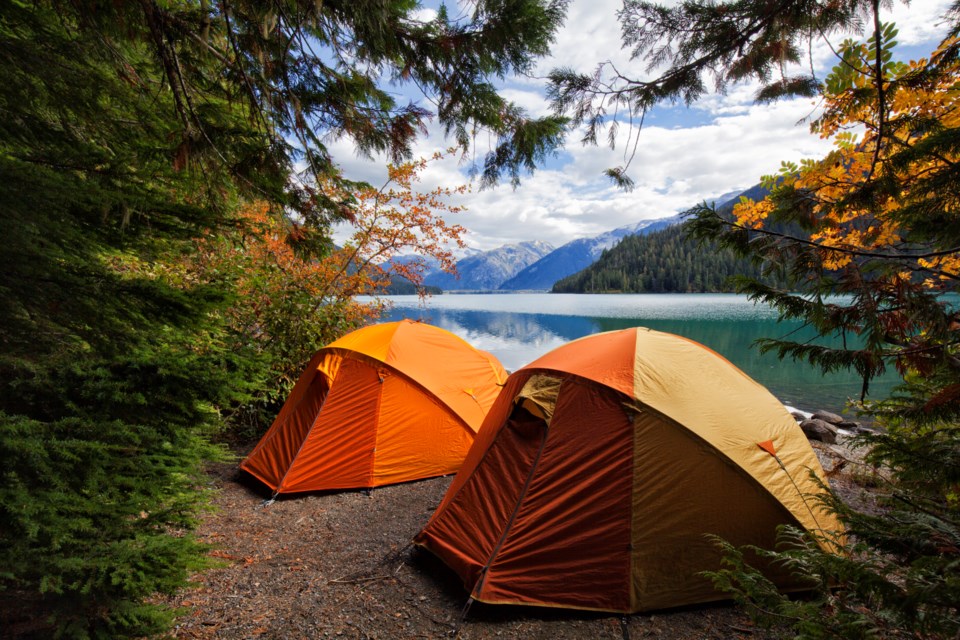 camping at cheakamus lake GettyImages-1046288666