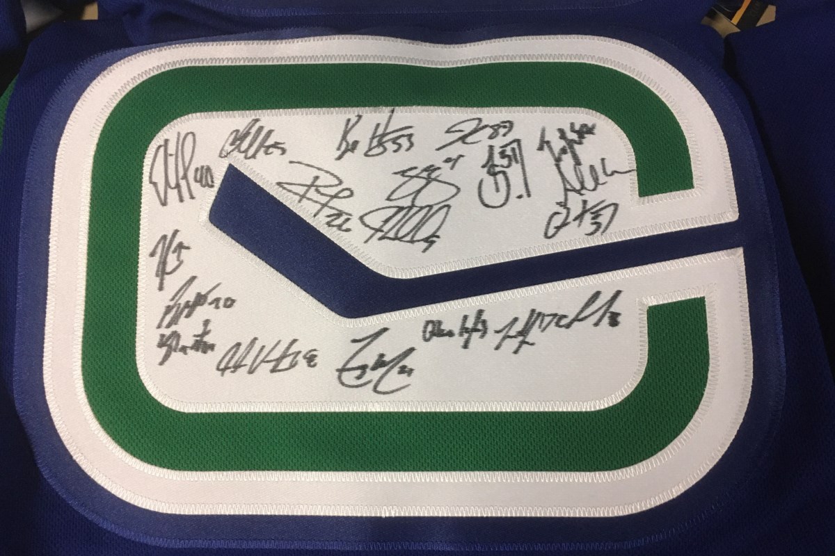 The Canucks sign off on who has the best (and worst) signature on