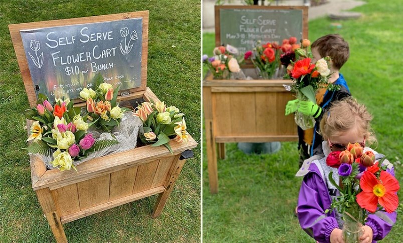 flower cart North Vancouver