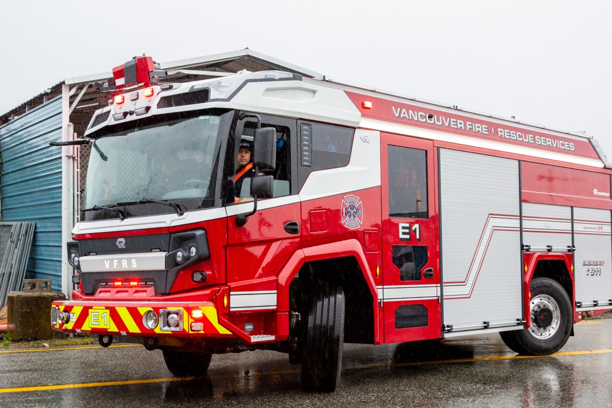 Vancouver unveils Canada's first electric fire truck - Vancouver Is Awesome