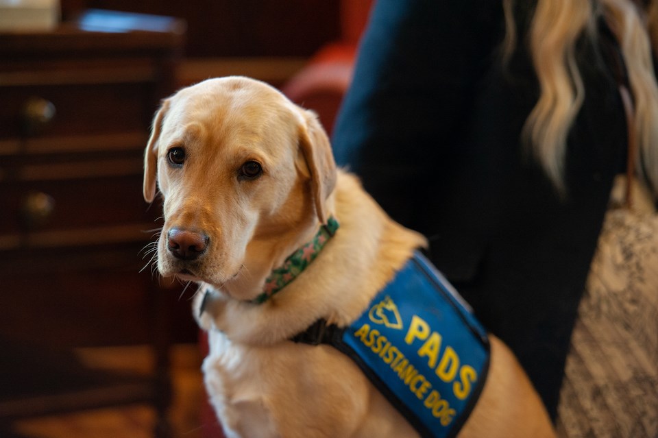 Pacific Assistance Dogs Society provides dogs for Canuck Place Hospice in Vancouver, B.C. and places across Western Canada. YVR for Kids is also a partner.